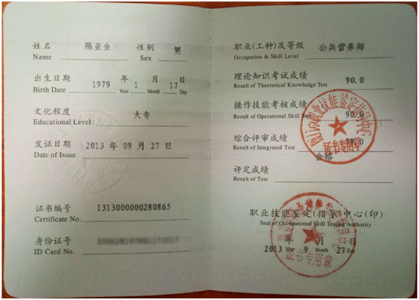 团队证书