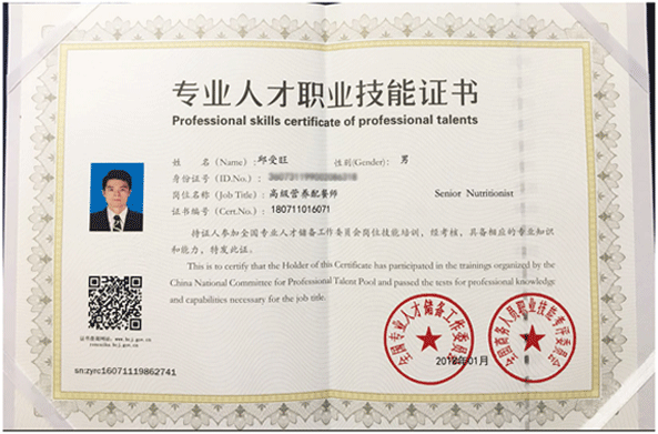 团队证书